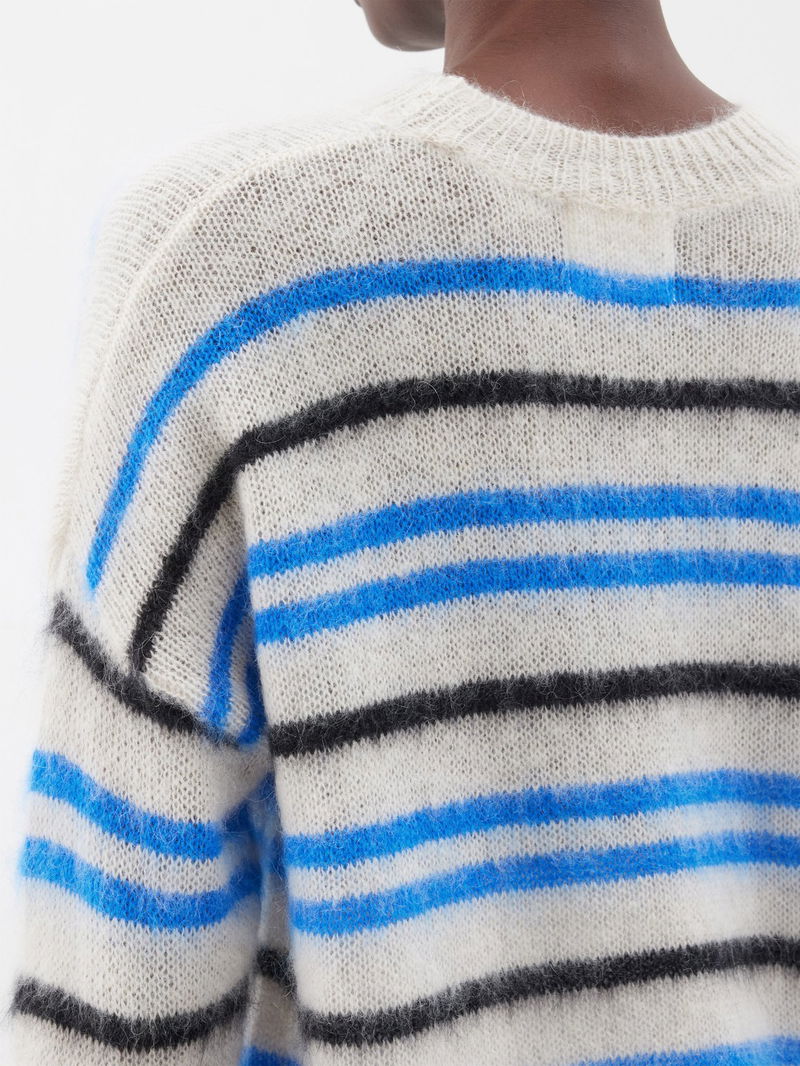 MARANT ÉTOILE Drussell Striped Sweater endource