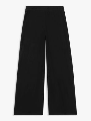 Whistles Cotton Poplin Trousers, Leopard Print, 6