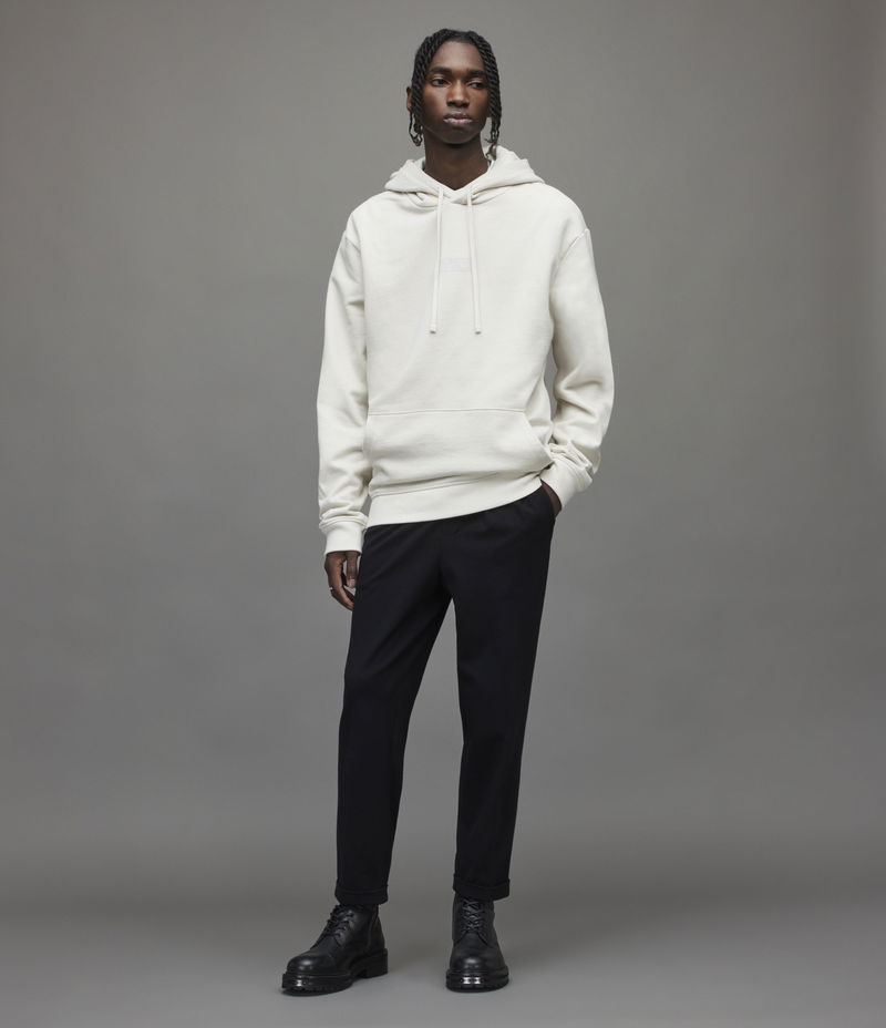 ALLSAINTS Refract Pullover Hoodie in Fogged Ecru | Endource