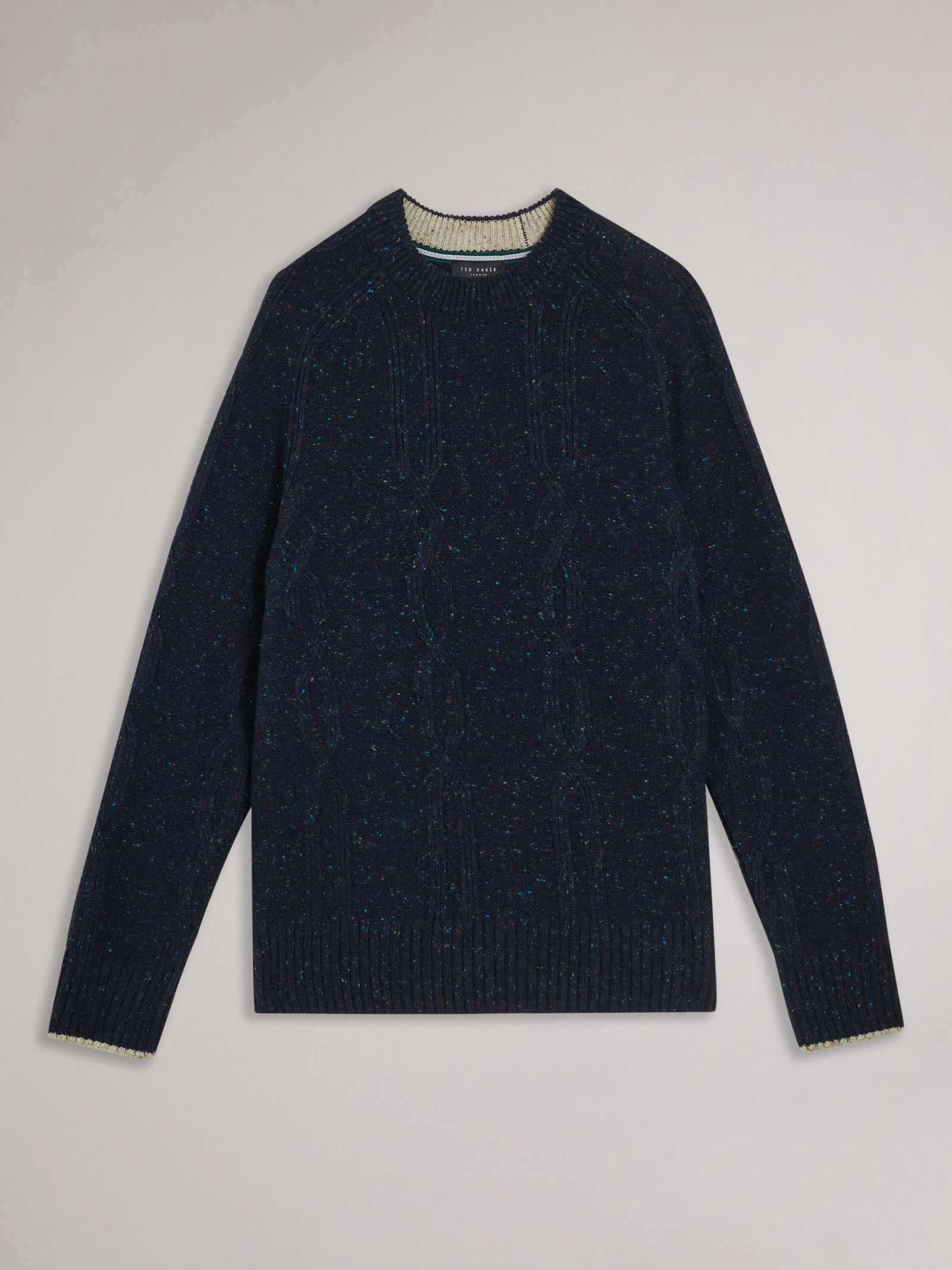 TED BAKER Enroe Wool Blend Cable Knit Jumper endource