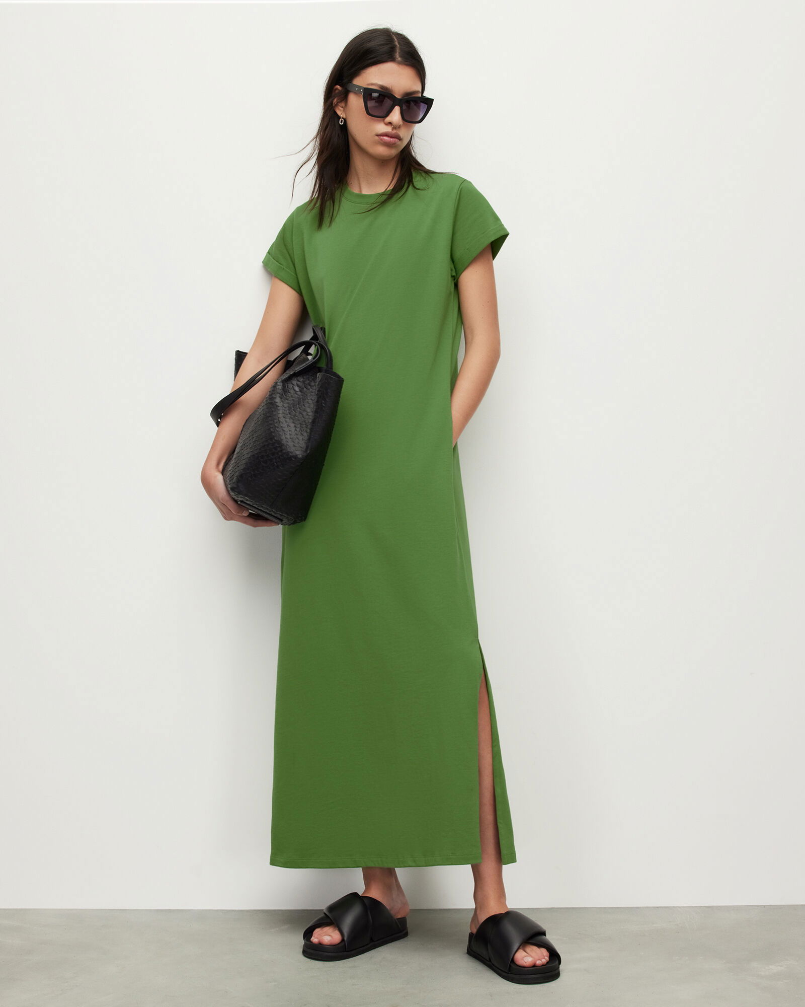 fit and flare dress holiday Houndstooth Fit & Flare Christmas Holiday Mini Dress main image 0