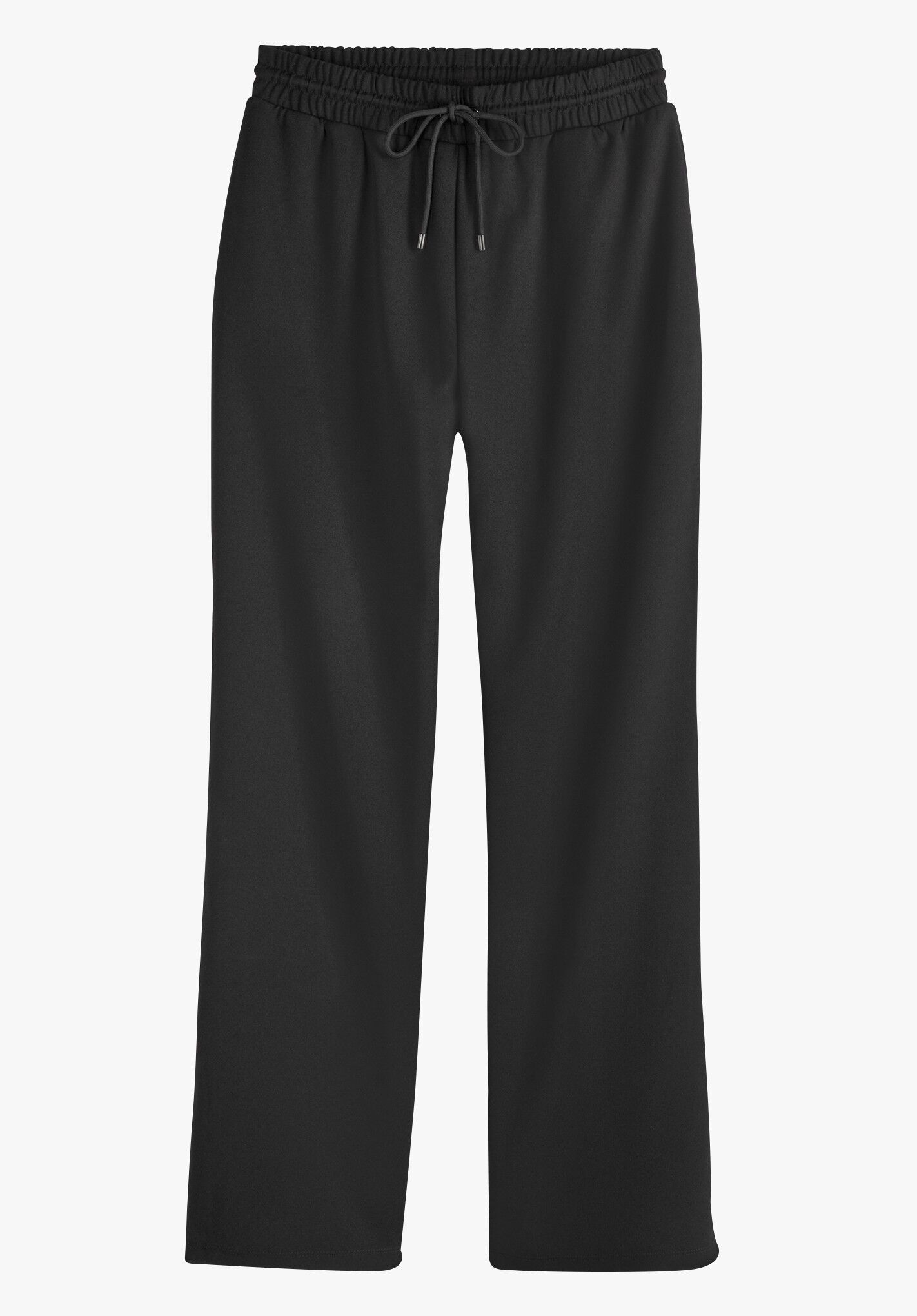 HUSH Millie Wide Leg Jogger in Black | Endource