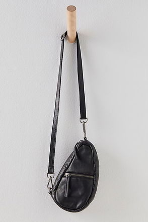 Free People Sindy Suede Crossbody Bag in Natural