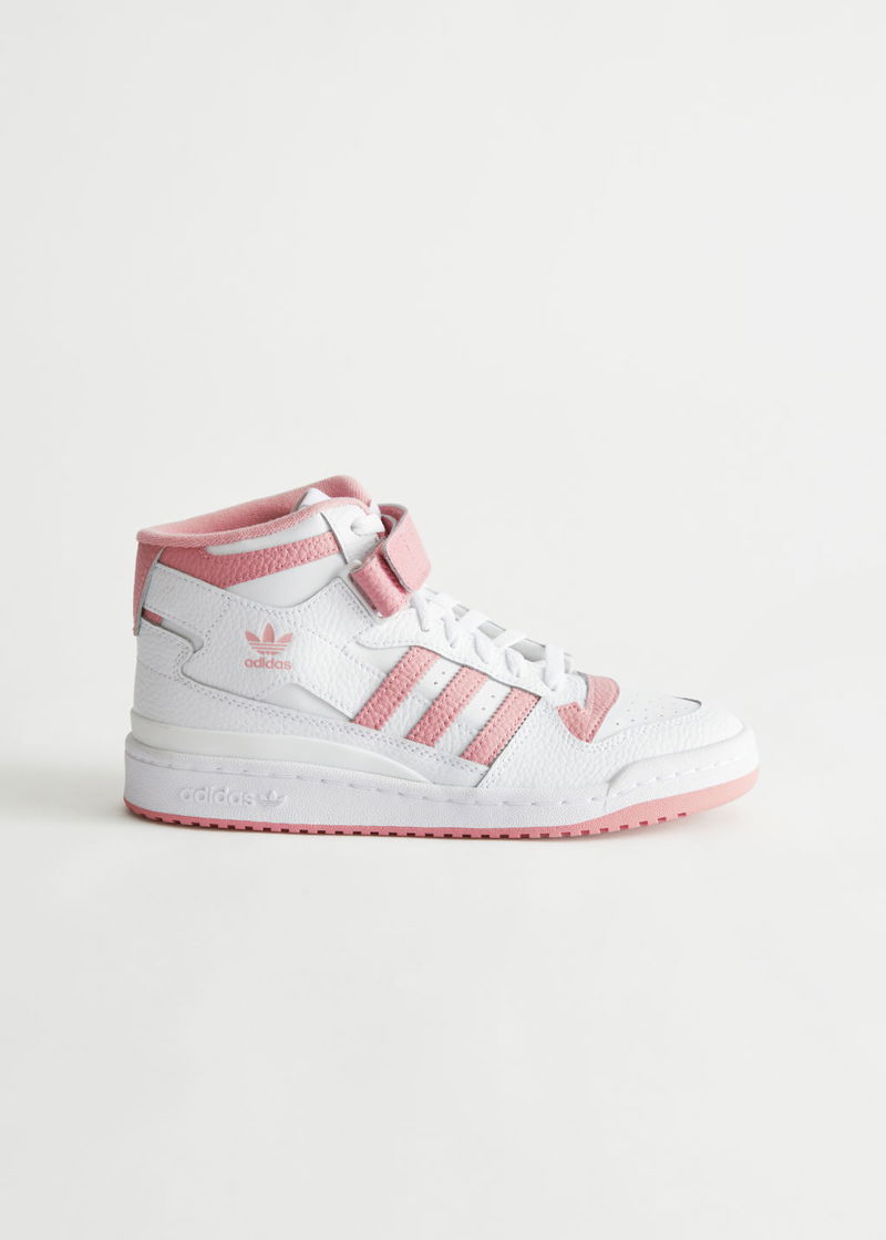 adidas gazelle silver green womens Adidas Forum Mid main image 1