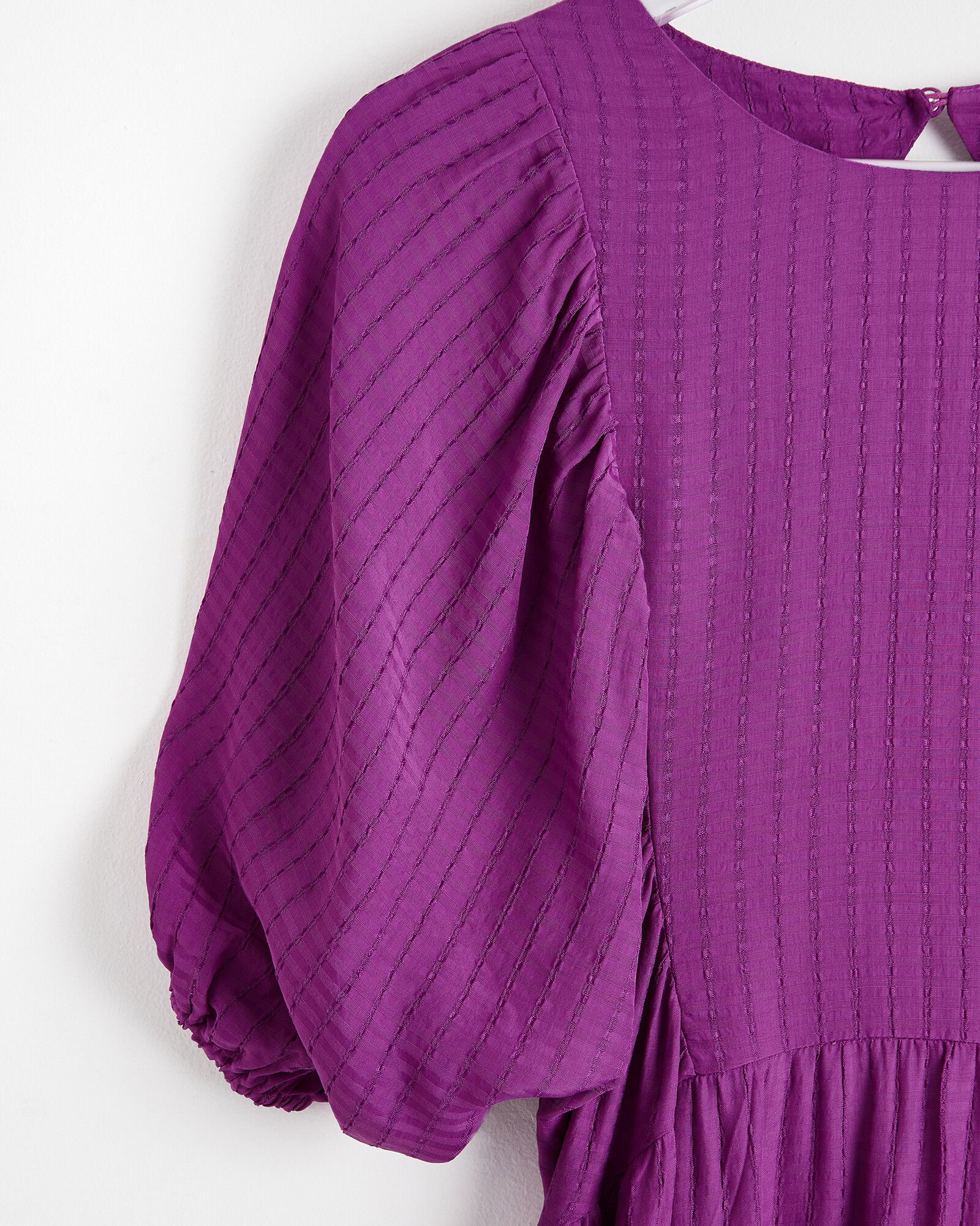 OLIVER BONAS Puff Sleeve Midi Dress | endource