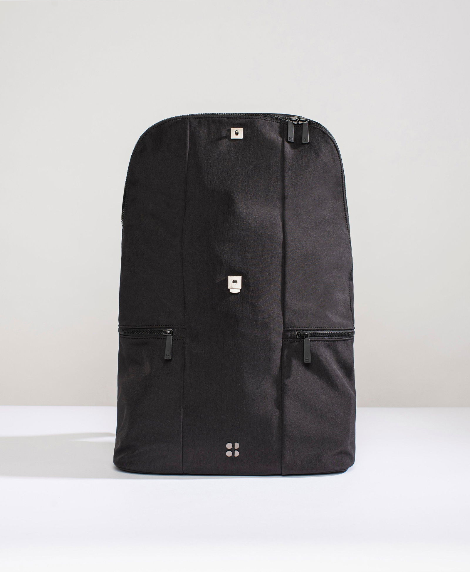 Sweaty Betty Black Zip-Front Everyday Backpack SWEATY BETTY Every Day Backpack | endource main image 3