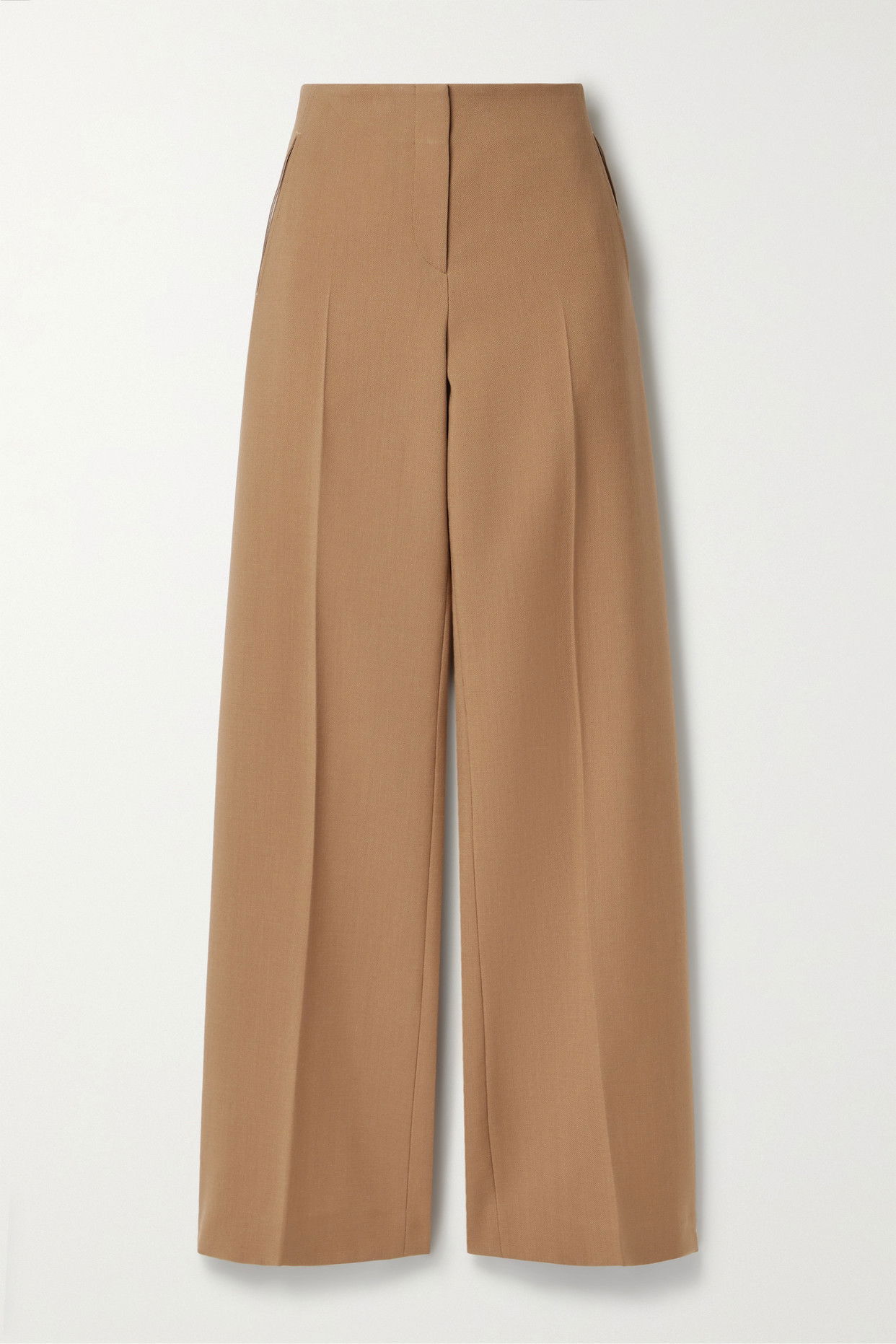 BASERANGE Stoa distressed silk wide-leg pants