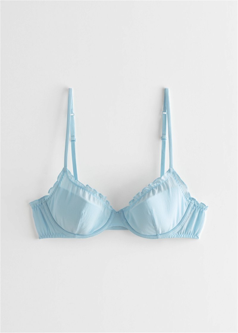  OTHER STORIES Padded Mulberry Silk Bra