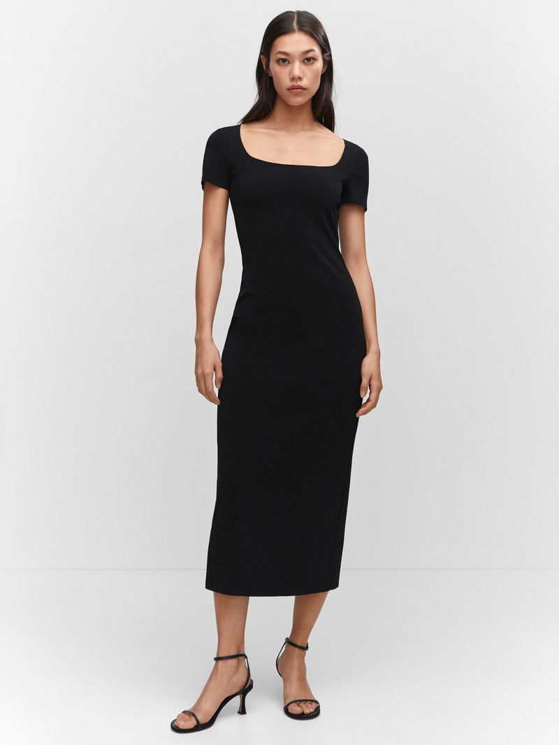 MANGO Maud Midi Bodycon Dress | endource