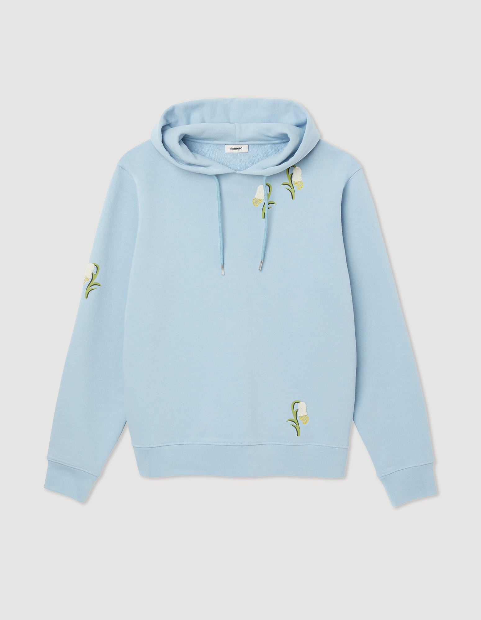 SANDRO Embroidered Lily Of The Valley Hoodie | endource