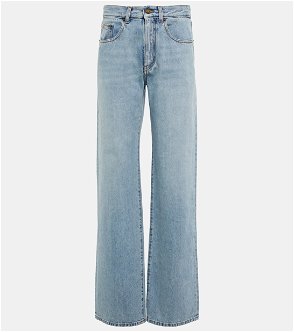 Mint Velvet Seam Detail Wide Leg Jeans in Indigo