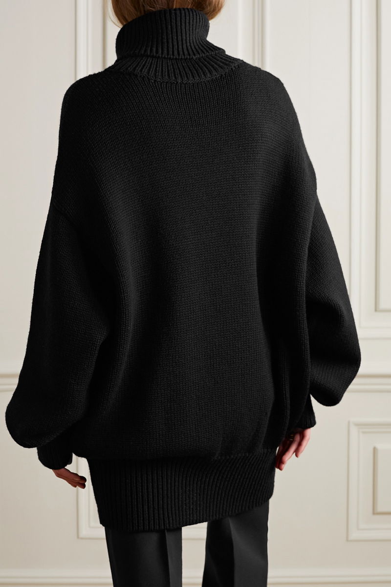 Oversized Cashmere Turtleneck Sweater The Row Pheliana Sweater THE