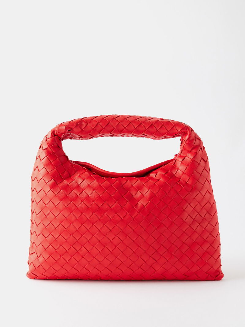 small red handbag