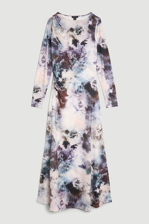 PHASE EIGHT Maya Floral Midaxi Dress in Ivory/Multi