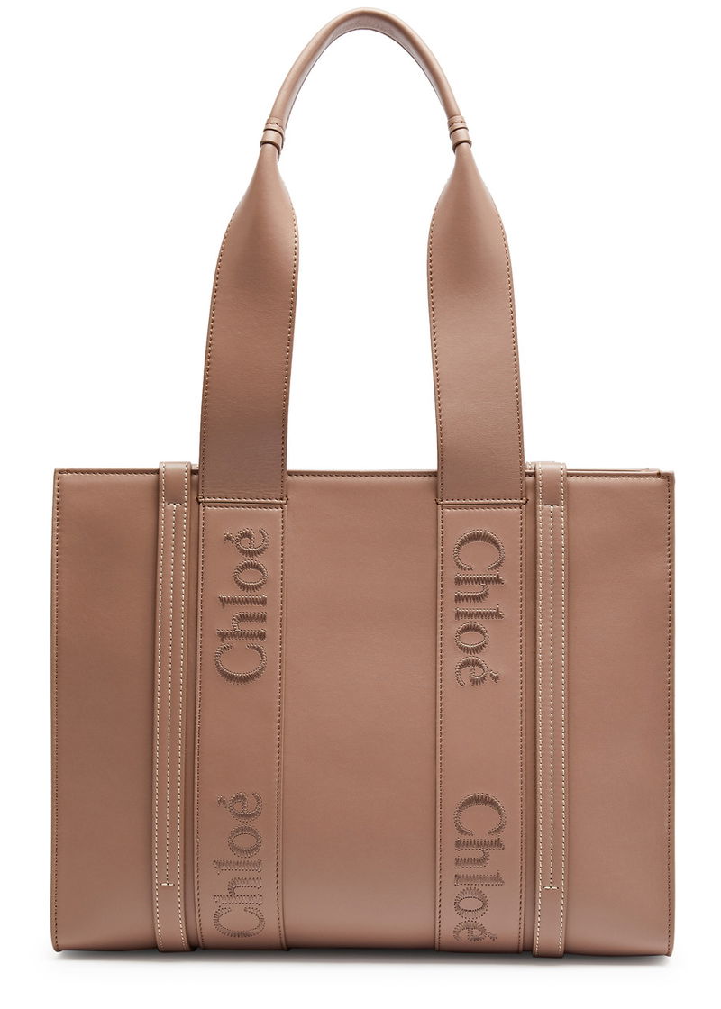 CHLOÉ Woody Medium Leather Tote endource