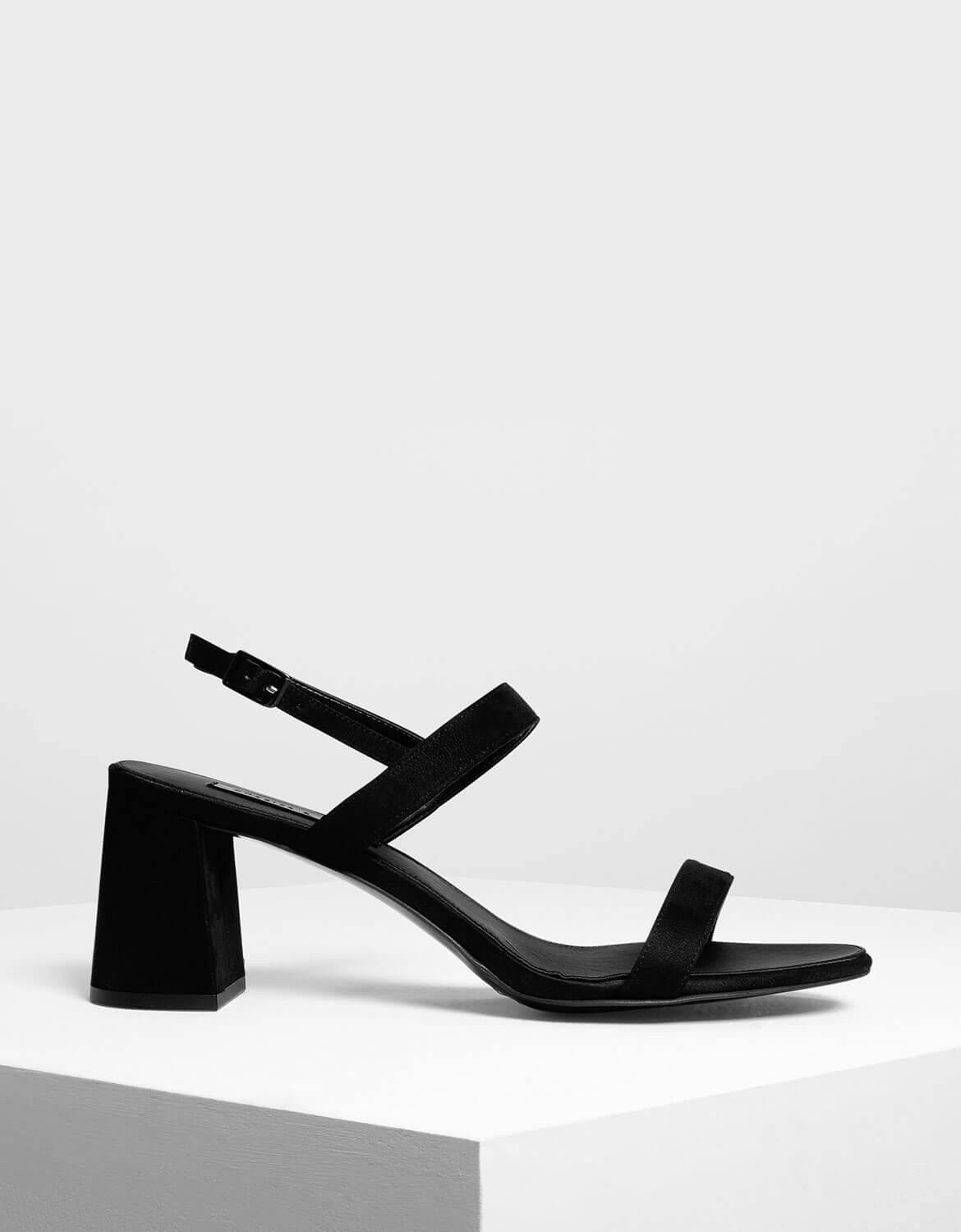 CHARLES & KEITH Flare Block Heel Sandals | Endource