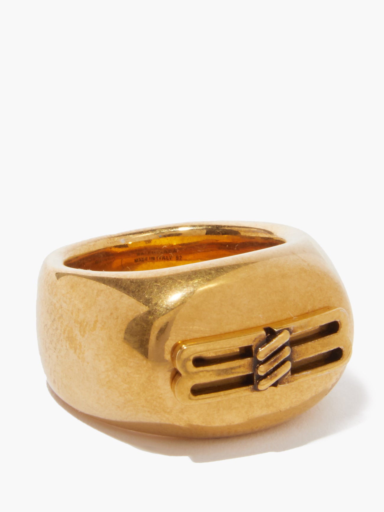 BALENCIAGA License BB-Logo Ring | endource