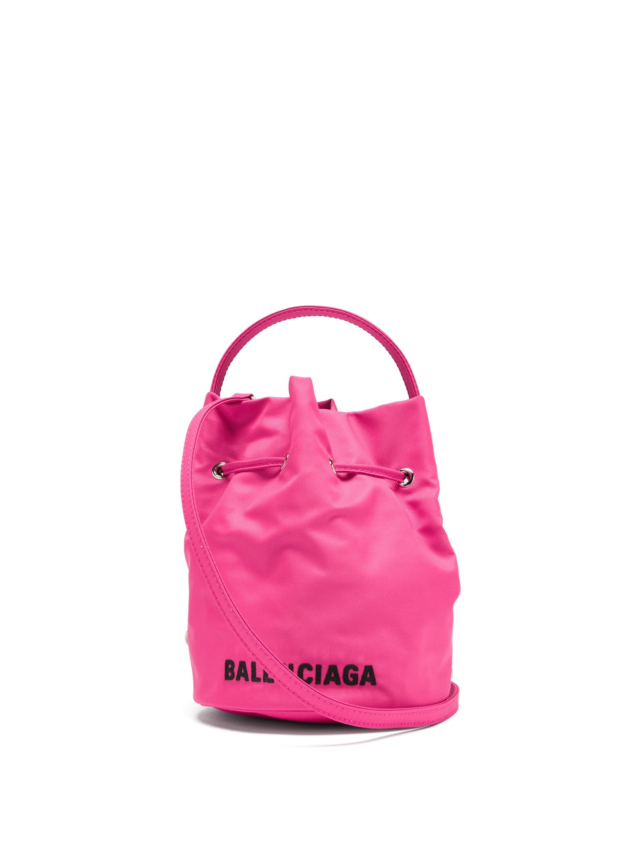 hot pink balenciaga bag