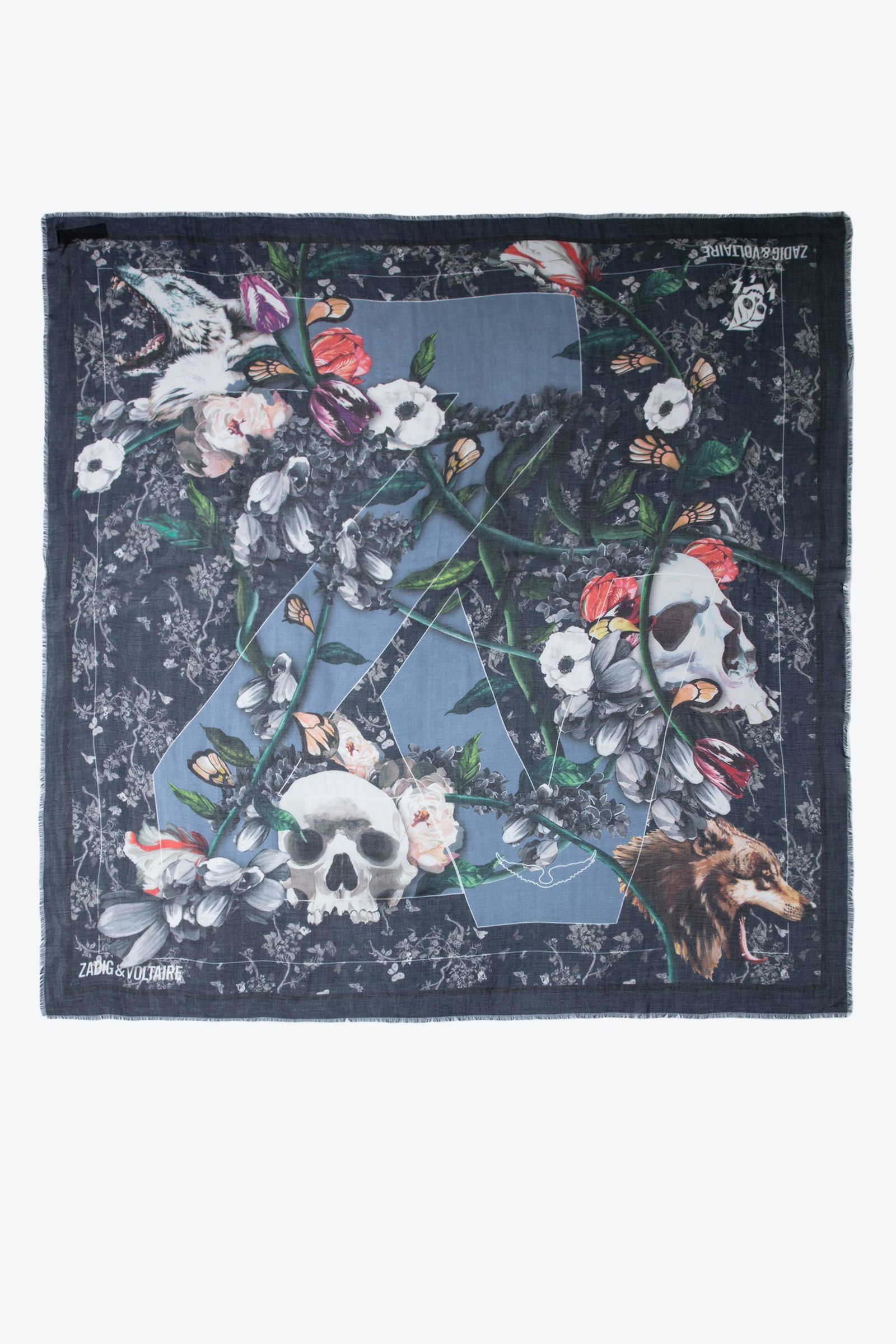 Zadig & Voltaire Blondie 125 Snakes Scarf