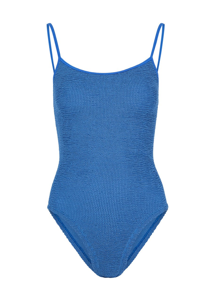 HUNZA G Pamela Seersucker Swimsuit | Endource