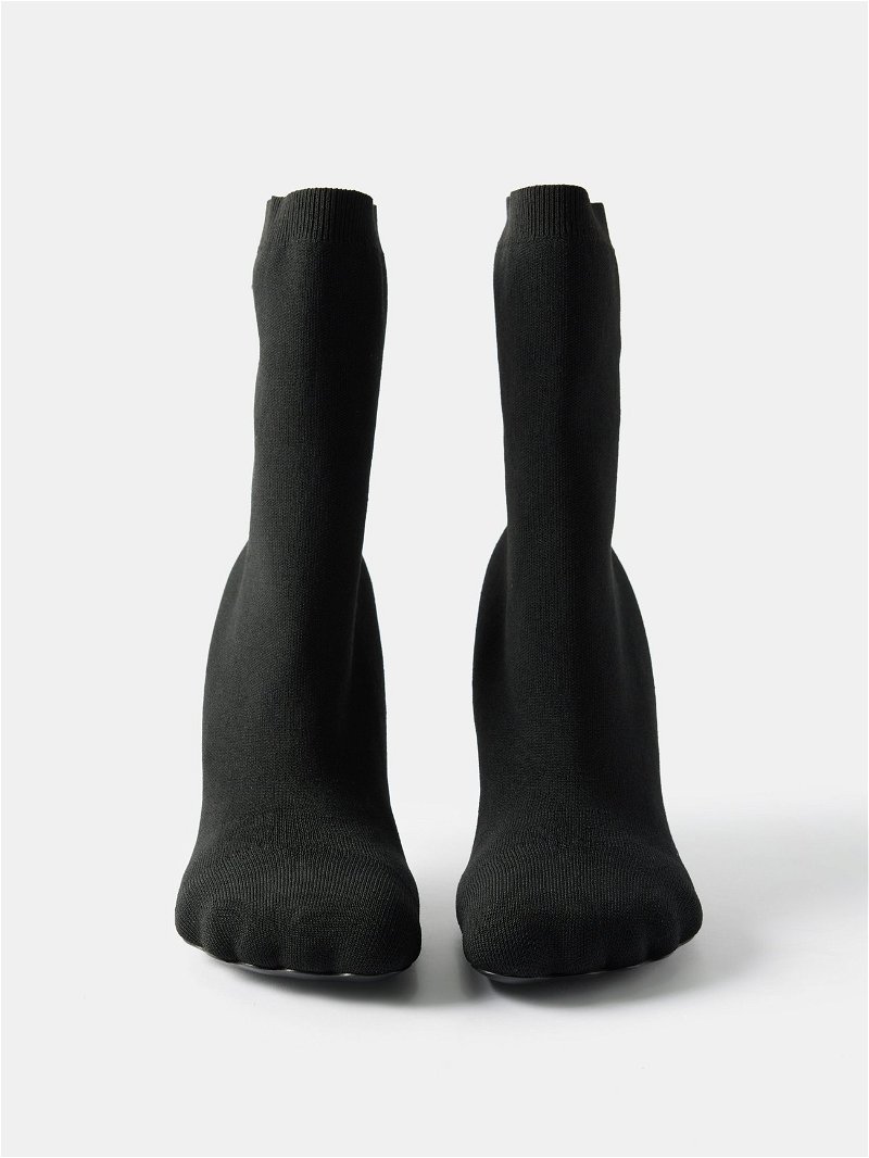 BALENCIAGA Anatomic stretch-knit thigh boots