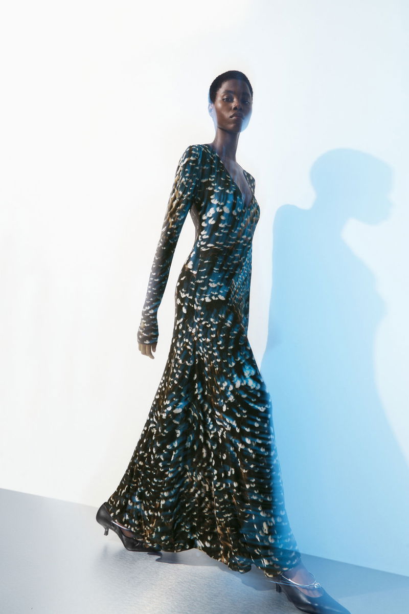 COS The Feather-Print Knitted Dress | endource COS The Feather-Print Knitted Dress | endource