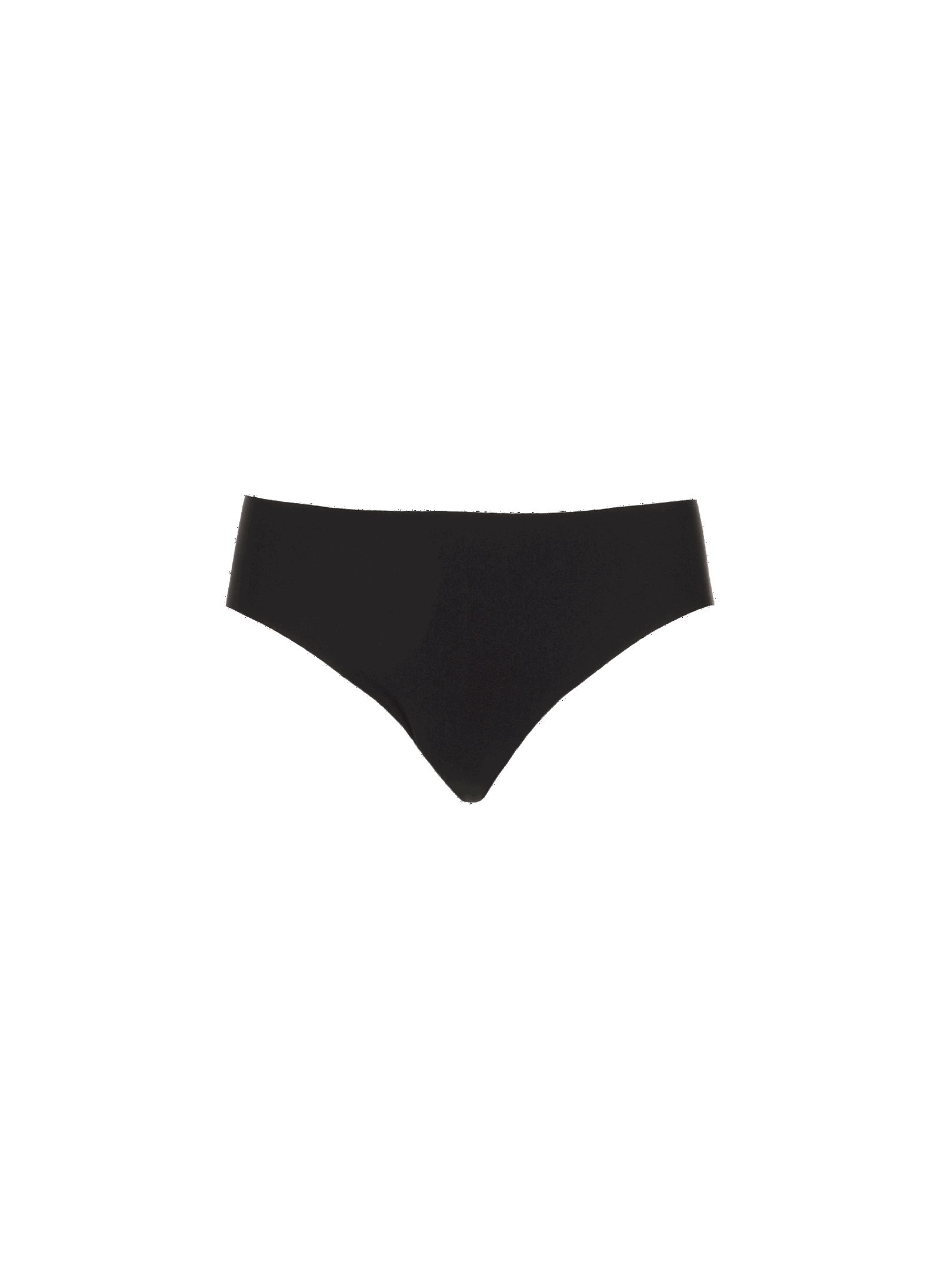 ORGANIC BASICS Pack Of Two Cheeky Invisible Briefs in Black