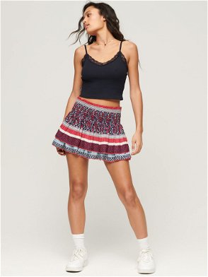 | 90s Mini Skirt Endource SUPERDRY Vintage Ruffle