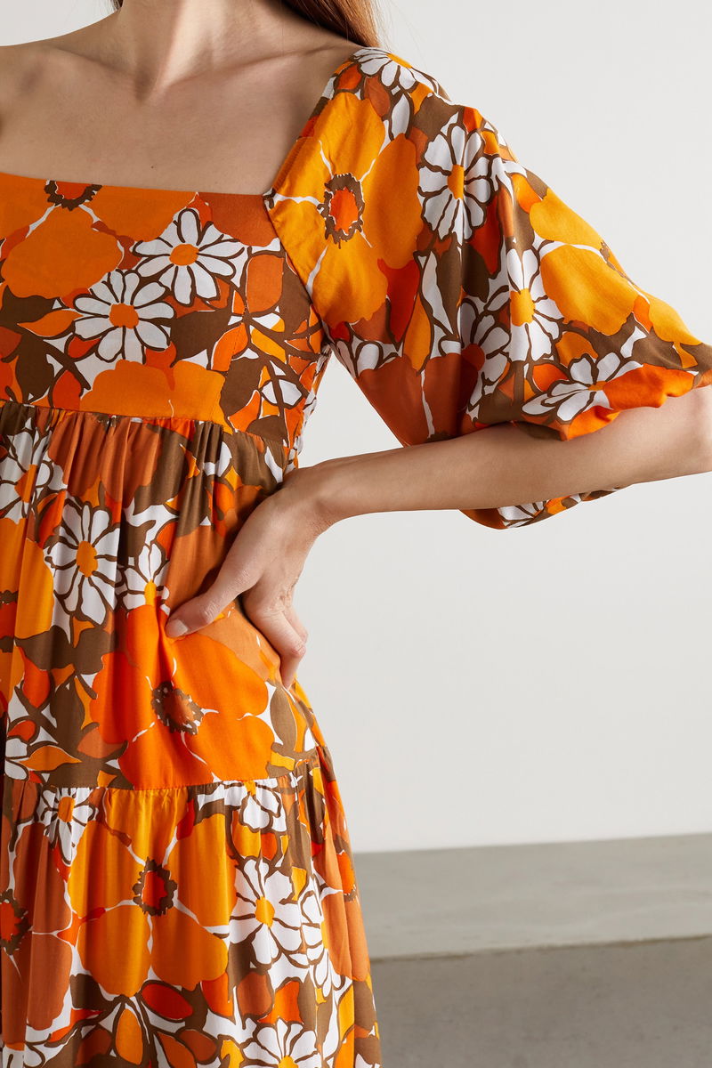 knee length dresses for ladies Faithfull the Brand Kiona Midi Dress in Milana Check – Coco & Lola main image 1