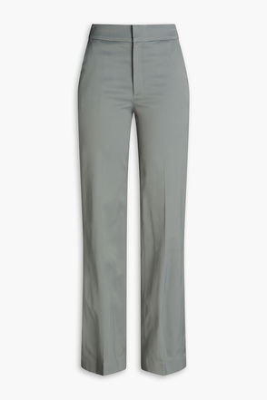 Stretch Twill Straight Leg Pants