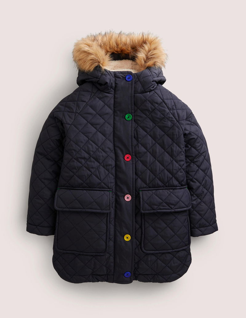 BODEN Longline Quilted Jacket endource