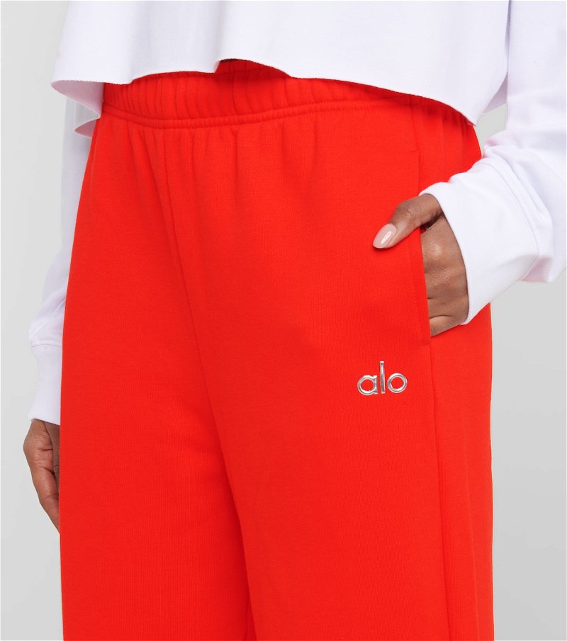 Accolade cotton-blend jersey track pants