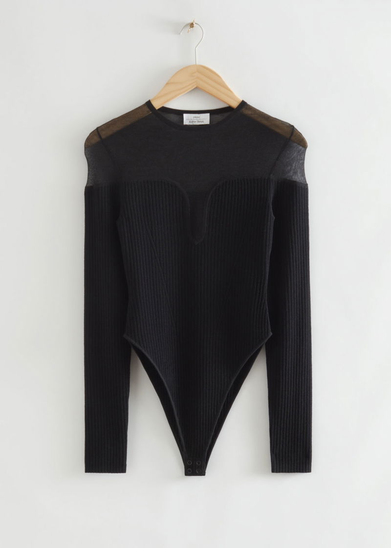  Other Stories Ribbed Bodysuit