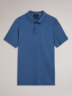 Tommy Hilfiger 1985 Slim Fit Polo Shirt, Desert Sky at John Lewis & Partners