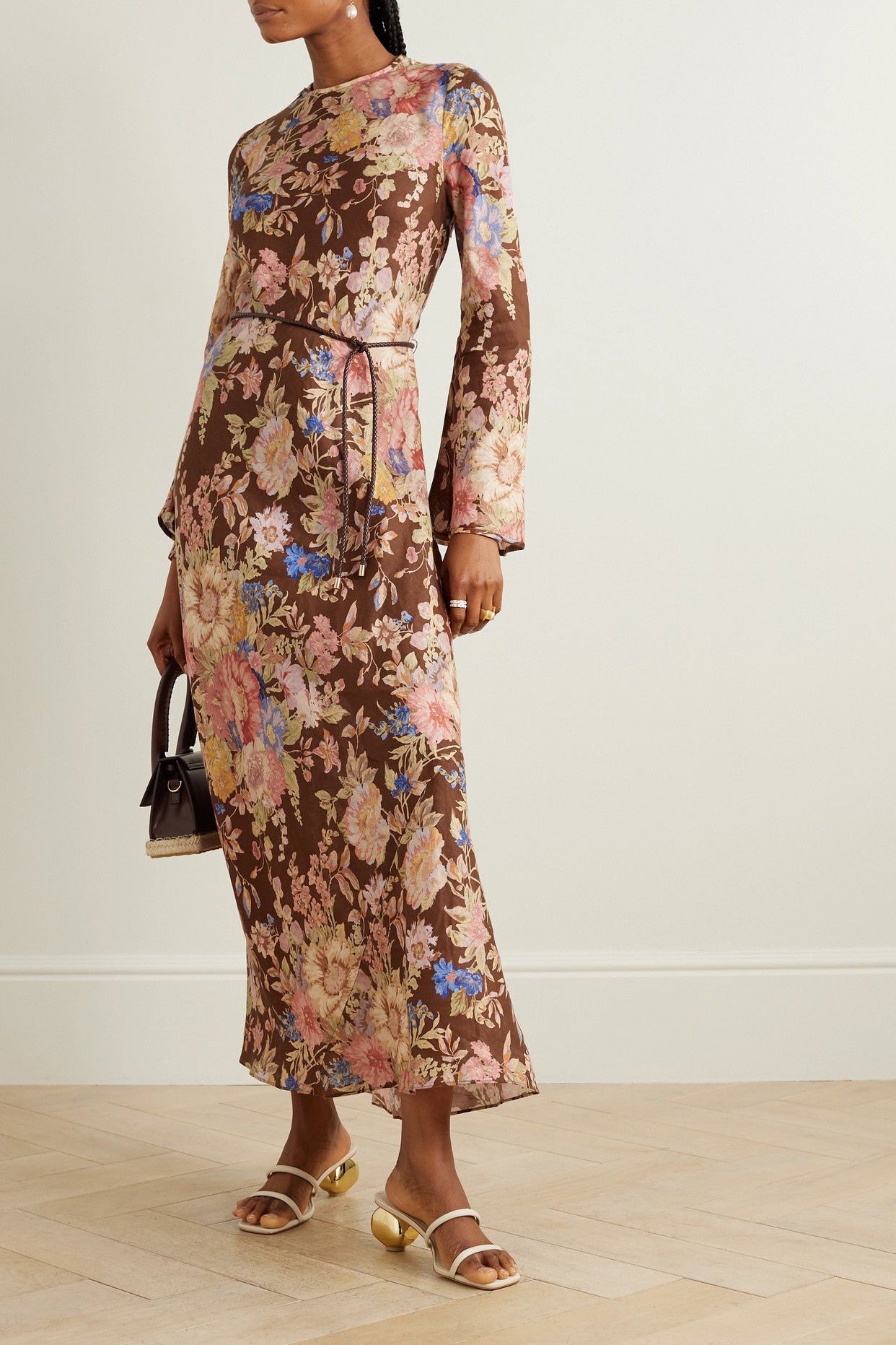 zimmermann august printed linen midi dress Zimmermann August floral linen midi dress Zimmermann