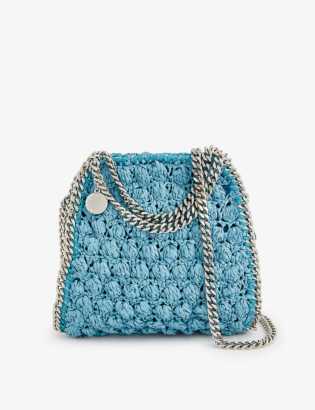 Sac Falabella STELLA McCARTNEY Bleu Turquoise - Cuir Vegan - Bandoulière Femme - Occasion
