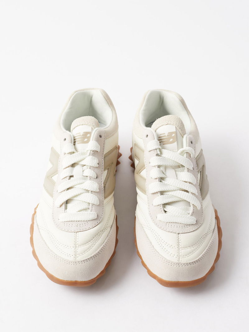 NEW BALANCE RC30 Leather And Suede Trainers Endource