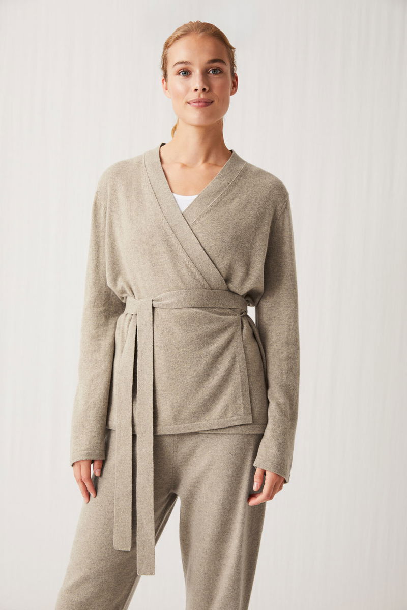 ARKET Cashmere Wrap Cardigan Endource