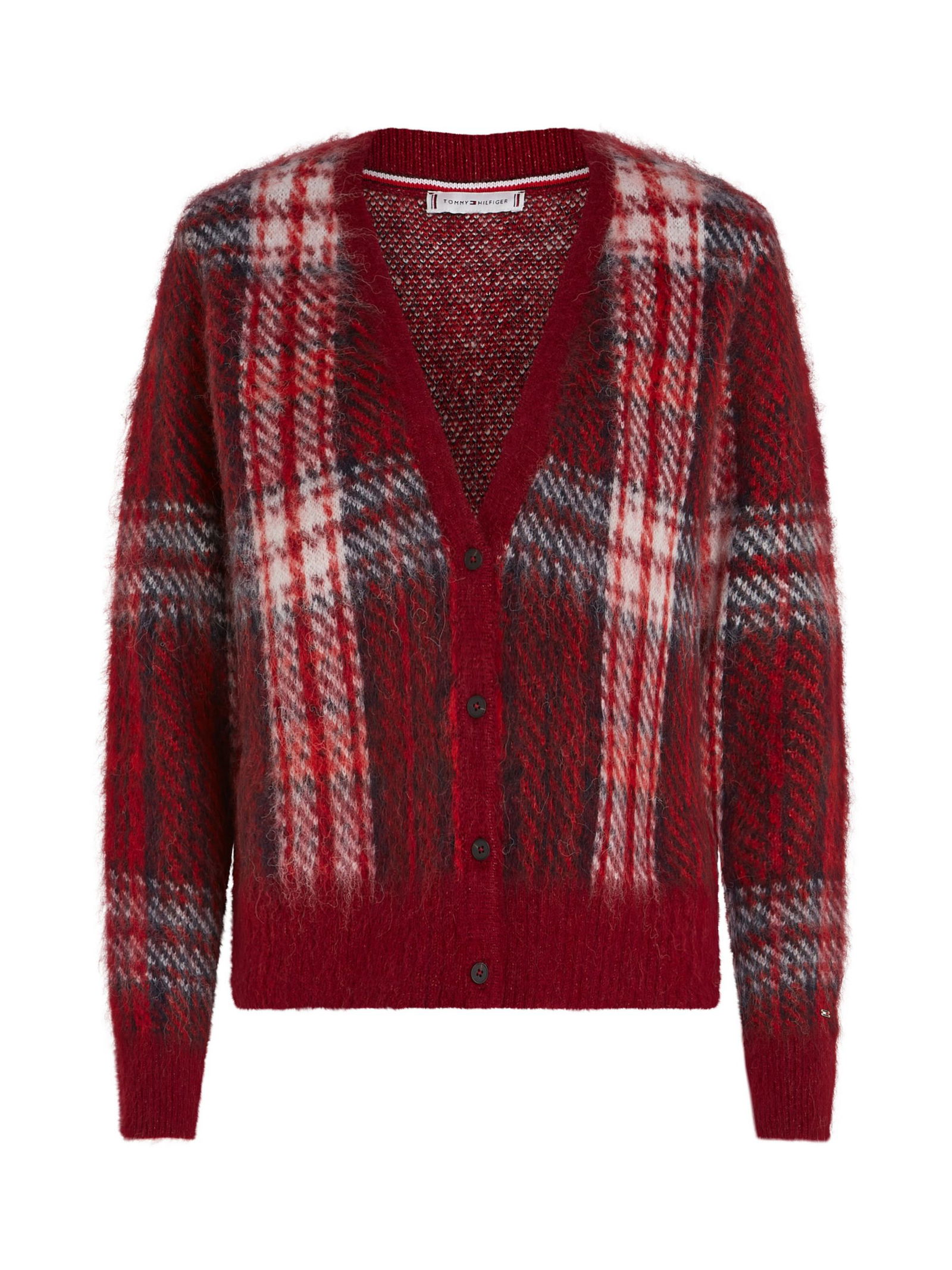 TOMMY HILFIGER Tartan Check Cardigan | endource