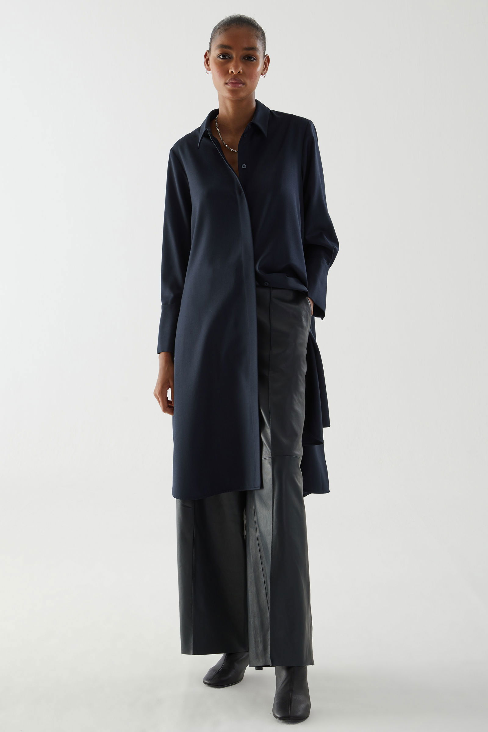 cos wool mix shirt dress COS Wool Mix Shirt Dress
