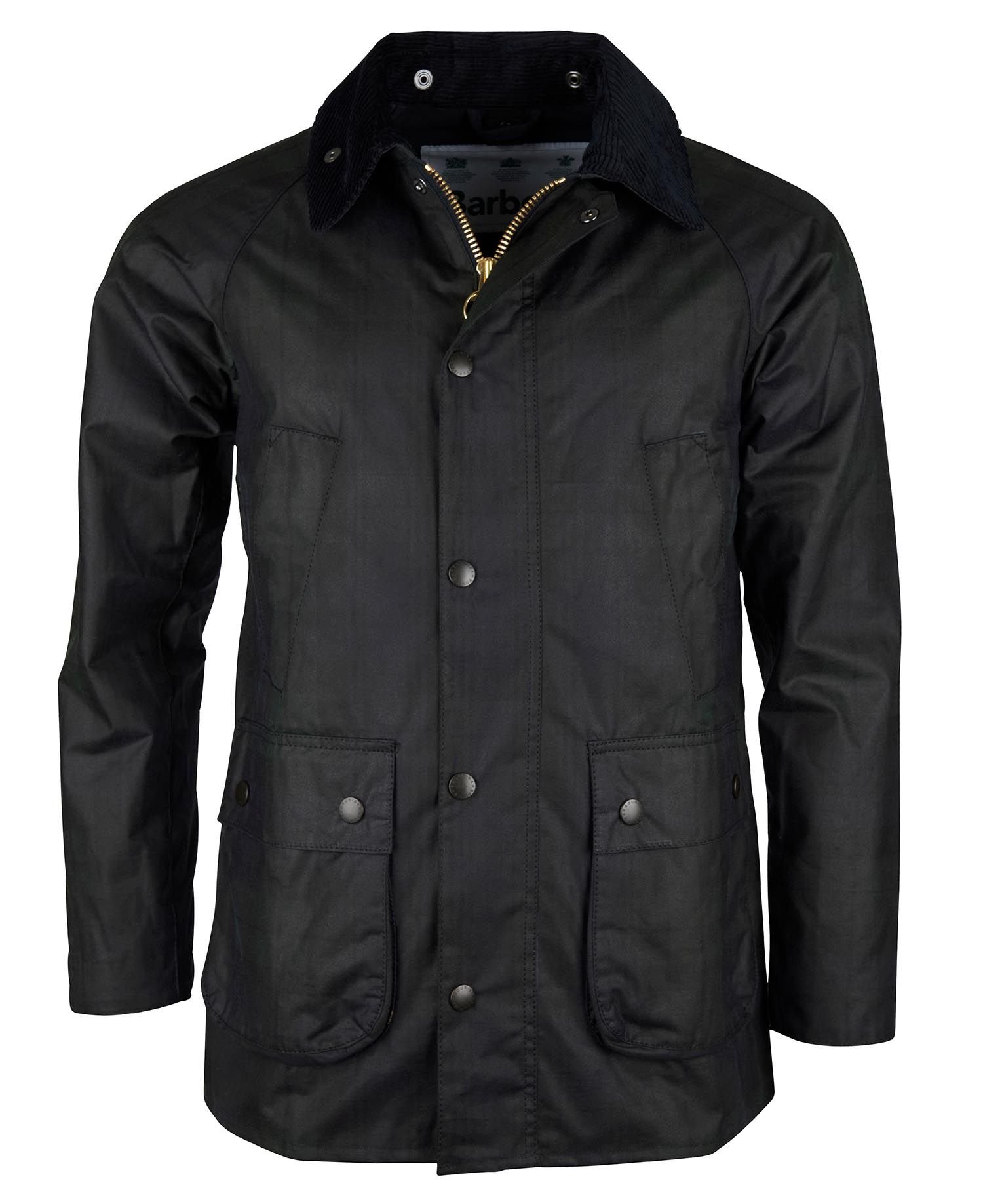 Barbour SL Bedale Black Watch Waxed Cotton Jacket in Navy | Endource