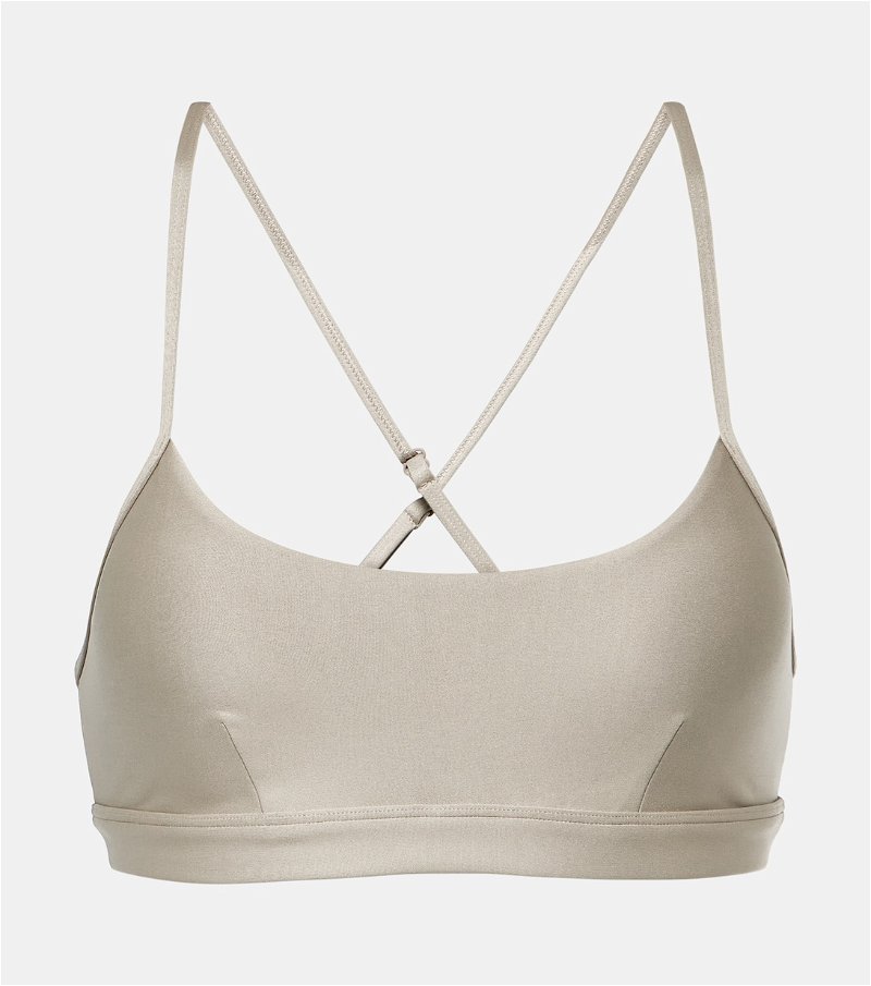 ALO YOGA Airlift Intrigue Sports Bra in Grey