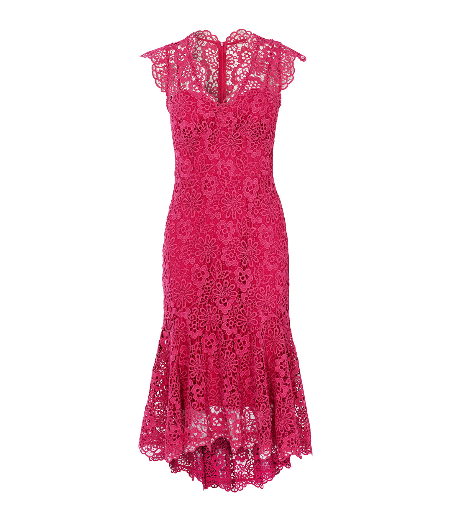 KAREN MILLEN Peplum Hem Lace Dress | endource