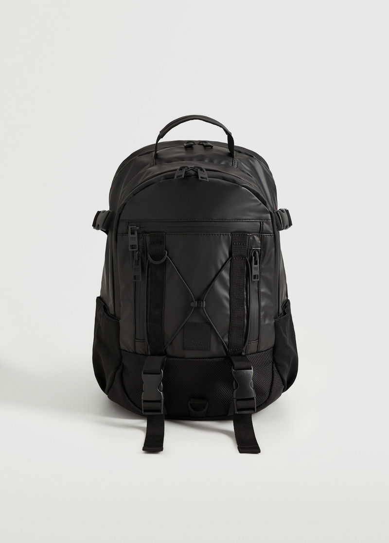 MANGO Multi-Pocket Nylon Backpack | endource
