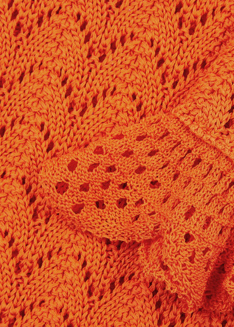 jw anderson crochet mini dress Jw Anderson Open-Knit Crochet Mini Dress - Red