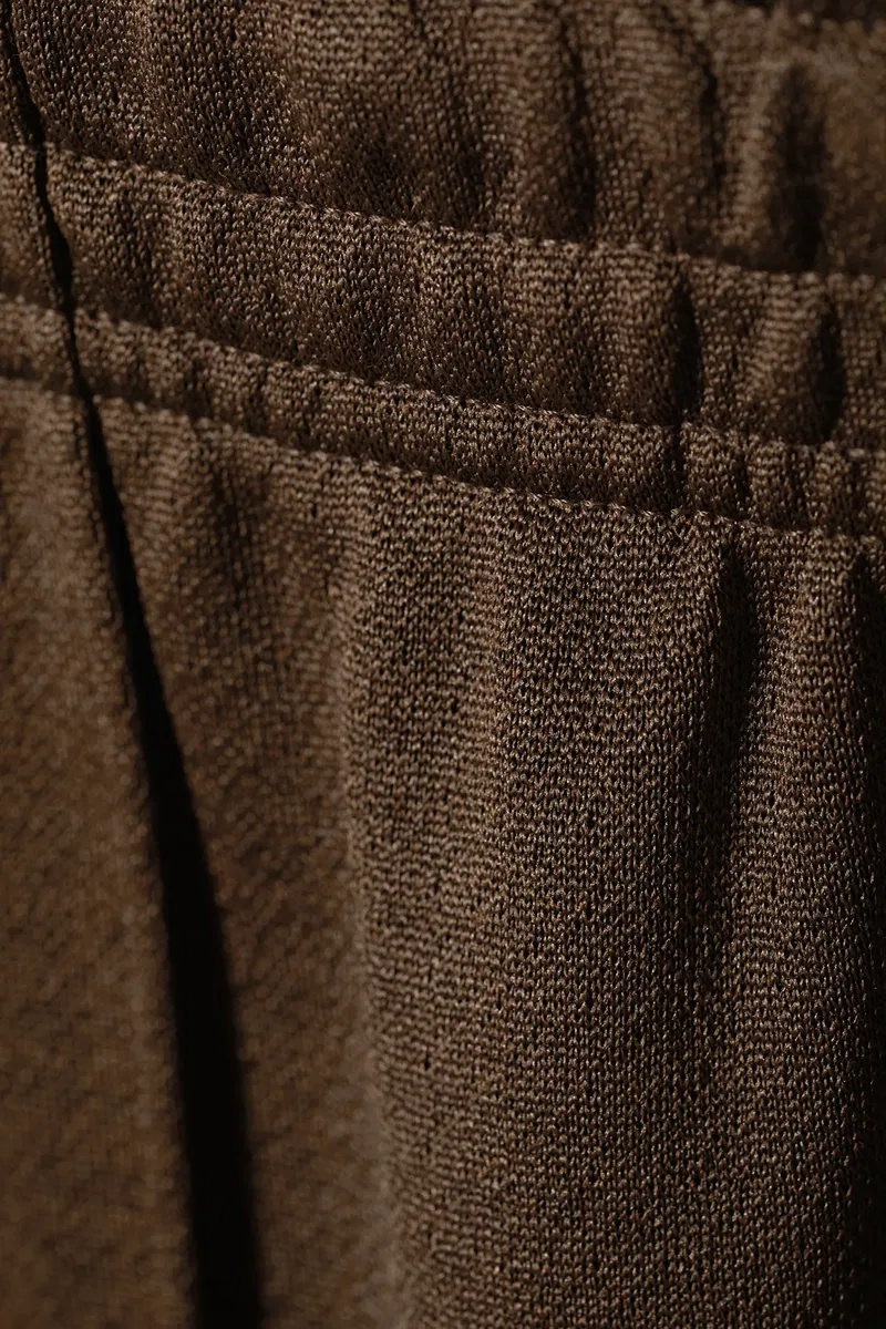 WEEKDAY Ken Track Pants in Brown endource