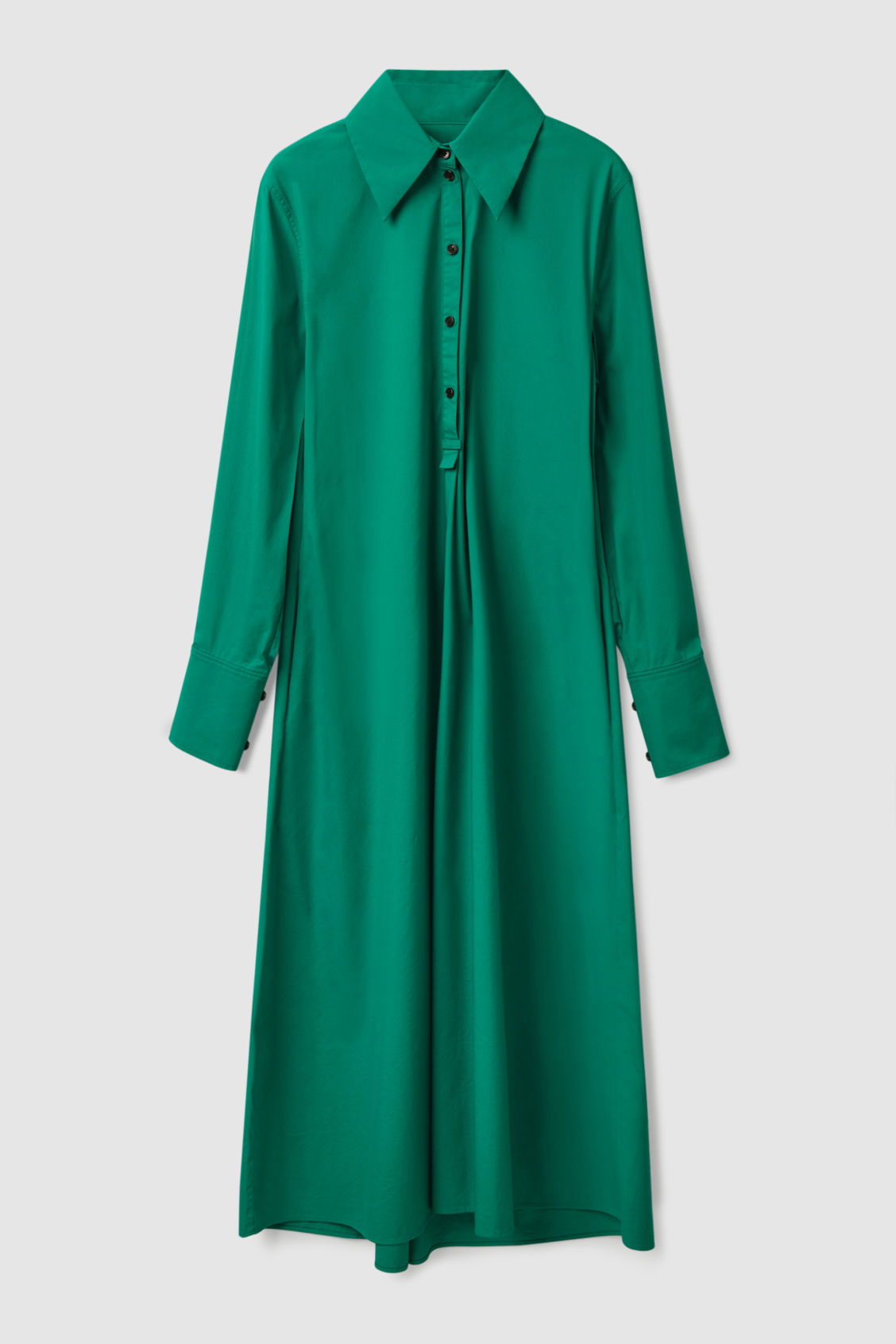 sachin and babi light blue dress Green Love Sunshine Emerald Leopard Print Satin Maxi Shirt Dress main image 1