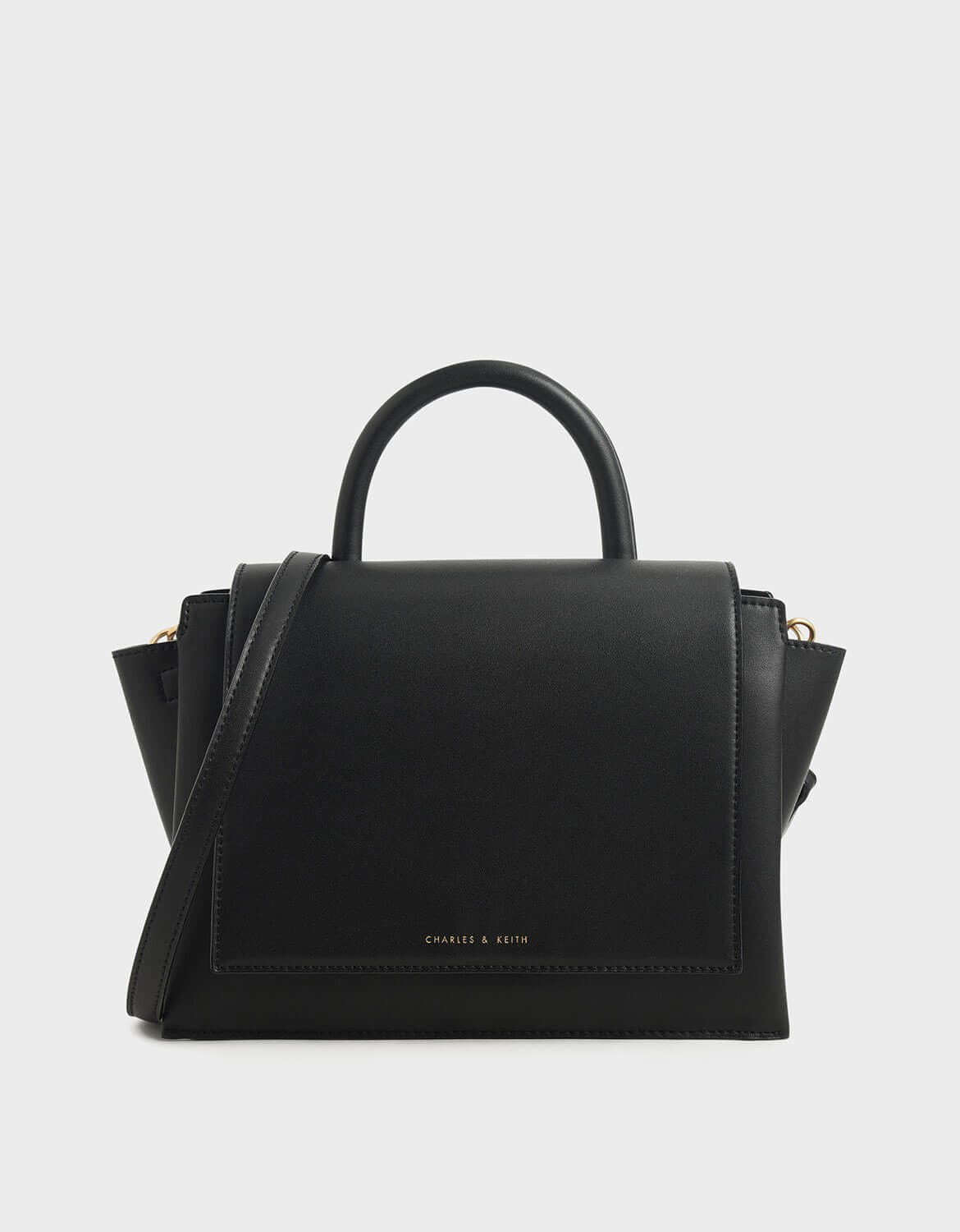 CHARLES & KEITH Top Handle Trapeze Bag Endource