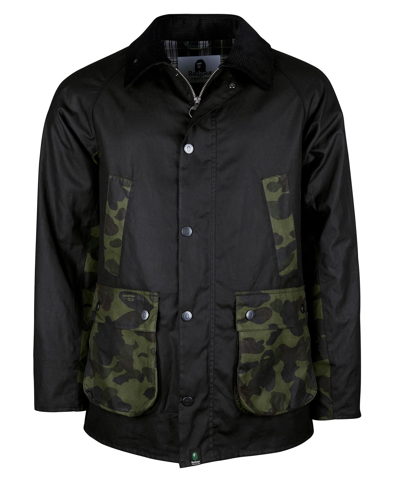 BARBOUR BAPE x Barbour - Camo Bedale Wax Jacket | endource