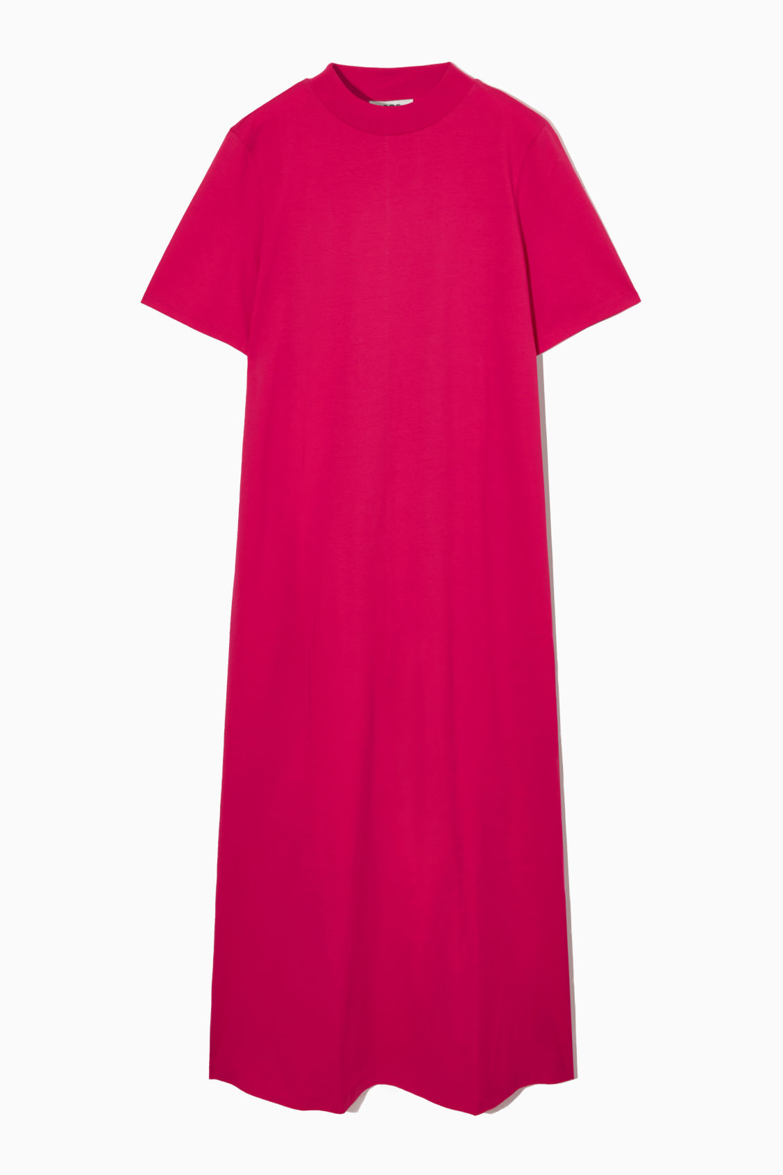 COS Mock-Neck Maxi T-Shirt Dress | endource